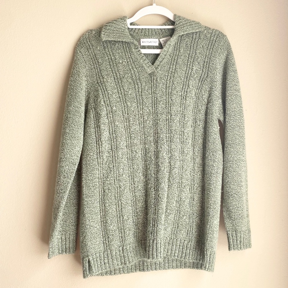 White Stag Olive Sweater
